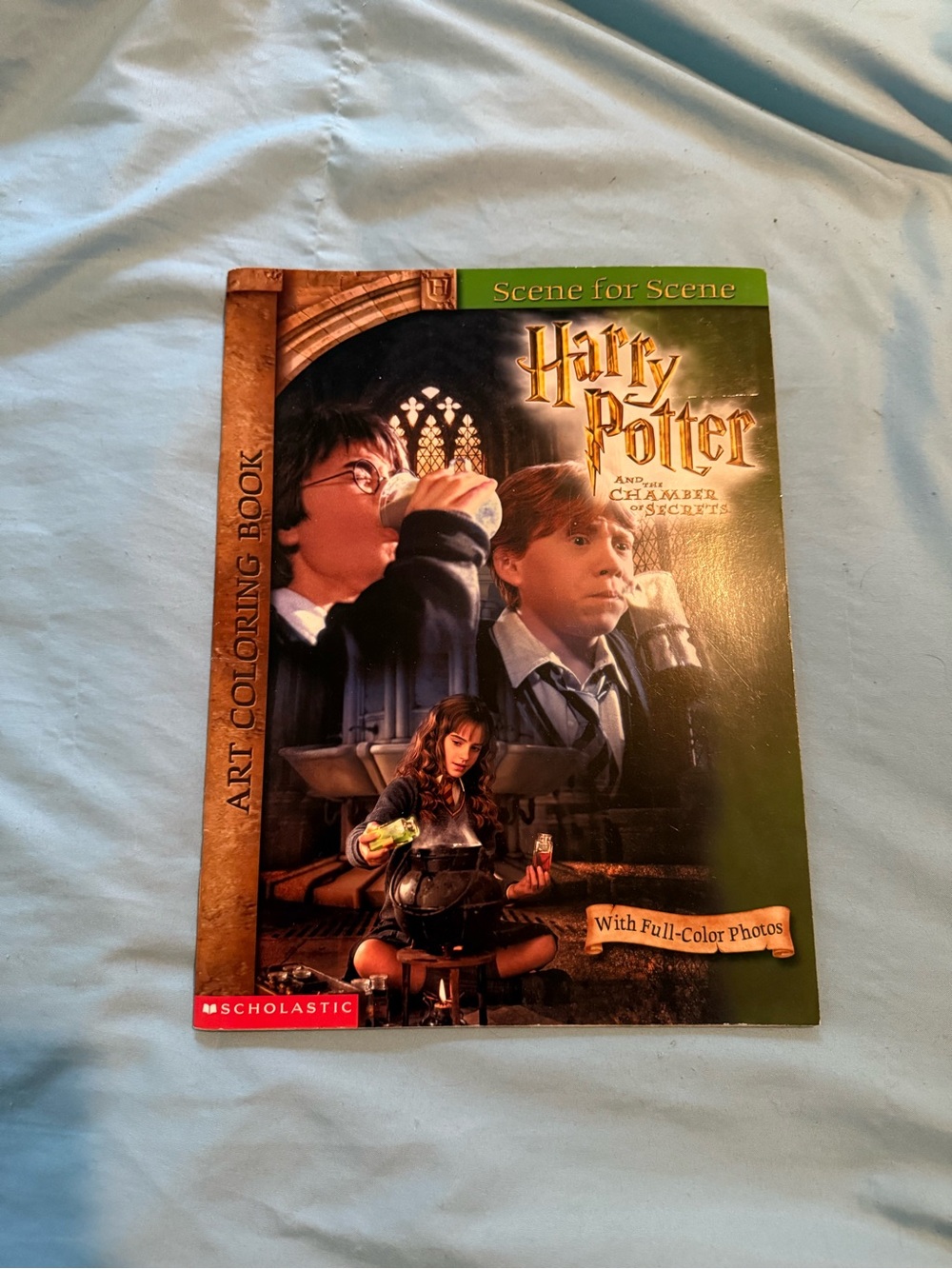 Scholastic Harry Potter Art Coloring Book - Green and Brown Cover